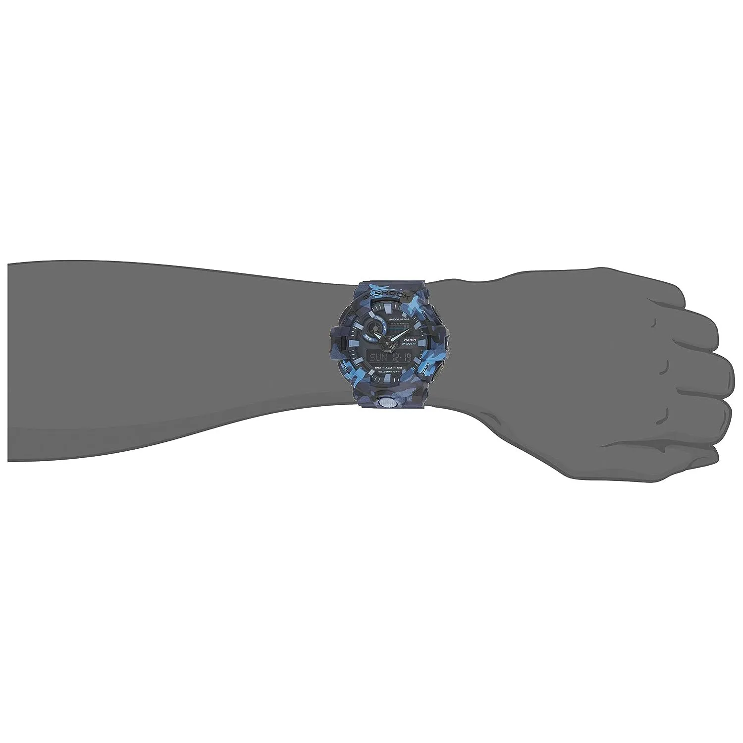 CASIO G-Shock Resin Band 200-meter water resistance #GA-700CM-2AER
