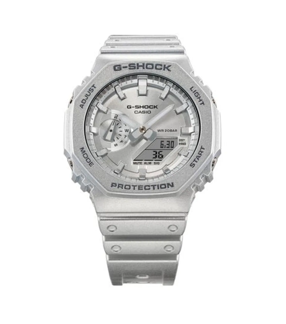 Casio GA-2100FF-8AER Forgotten Future Metallic Silver Watch