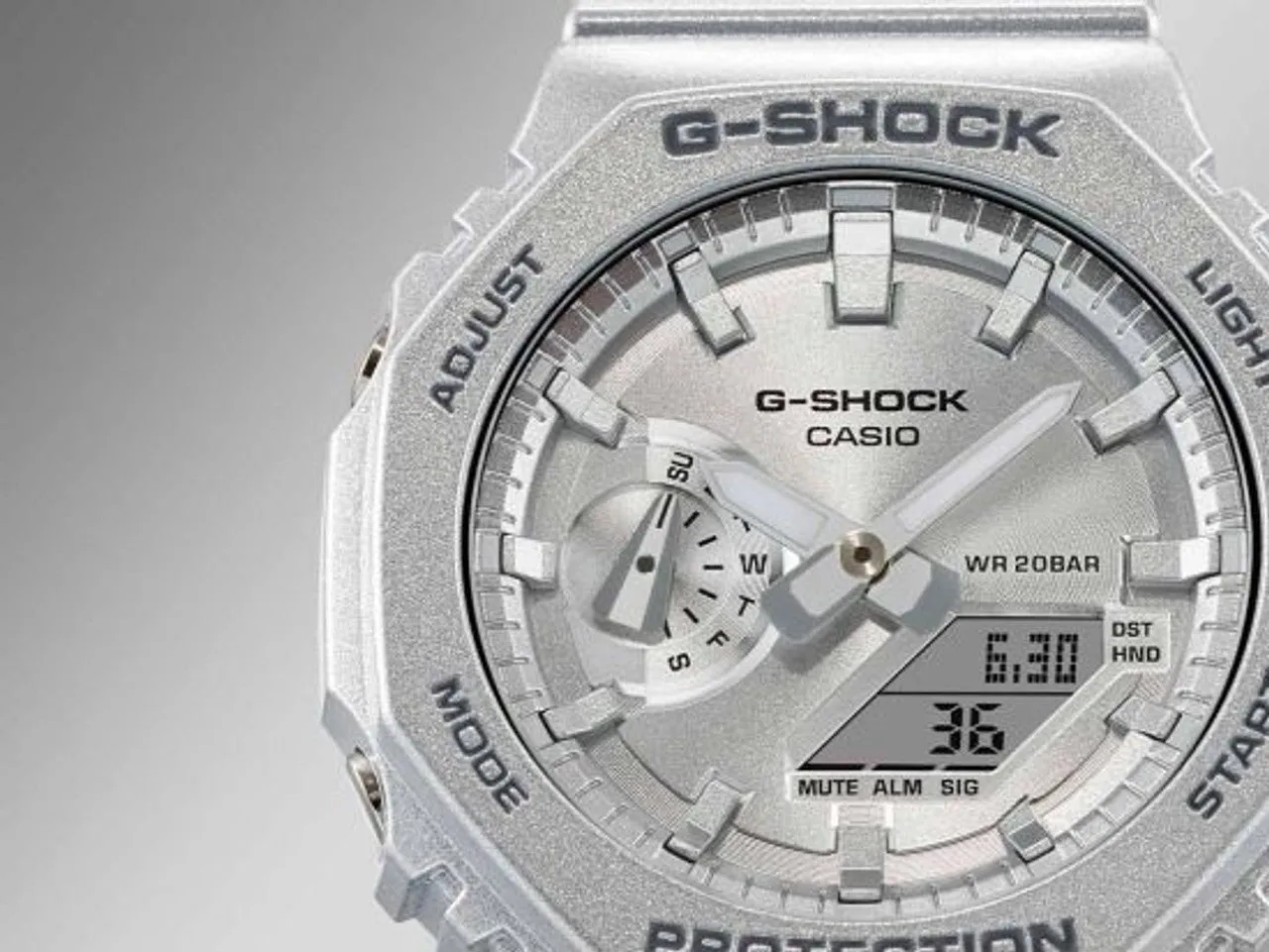 Casio GA-2100FF-8AER Forgotten Future Metallic Silver Watch