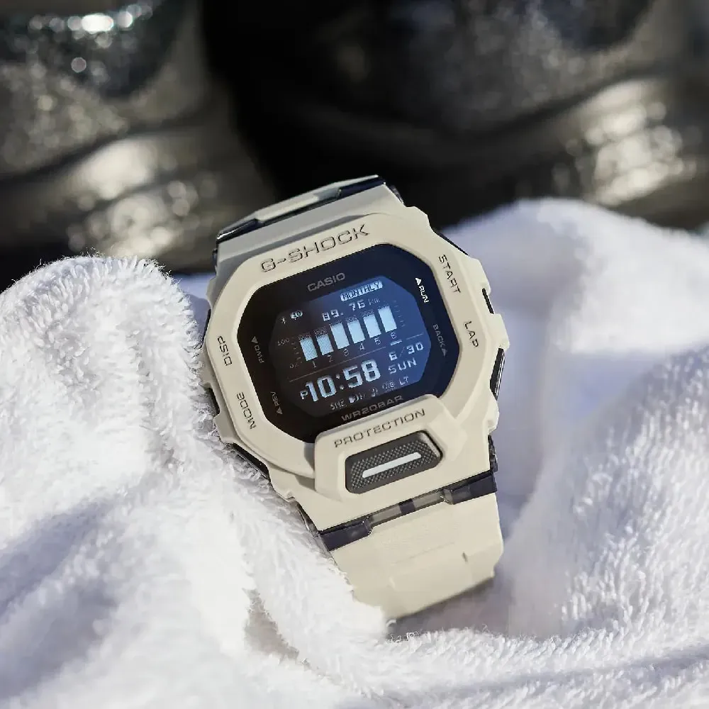 Casio GBD-200UU-9ER G-Shock Resin Strap Gray Original Men's Watch