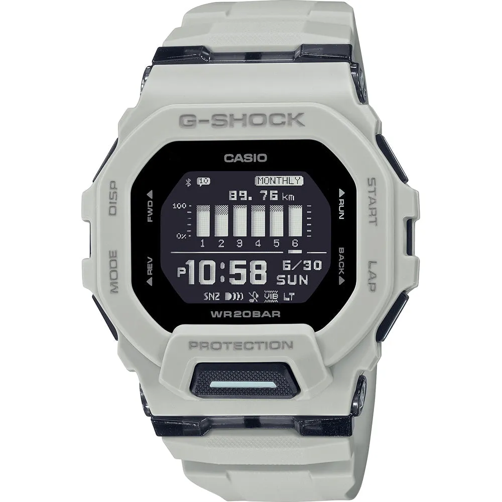 Casio GBD-200UU-9ER G-Shock Resin Strap Gray Original Men's Watch
