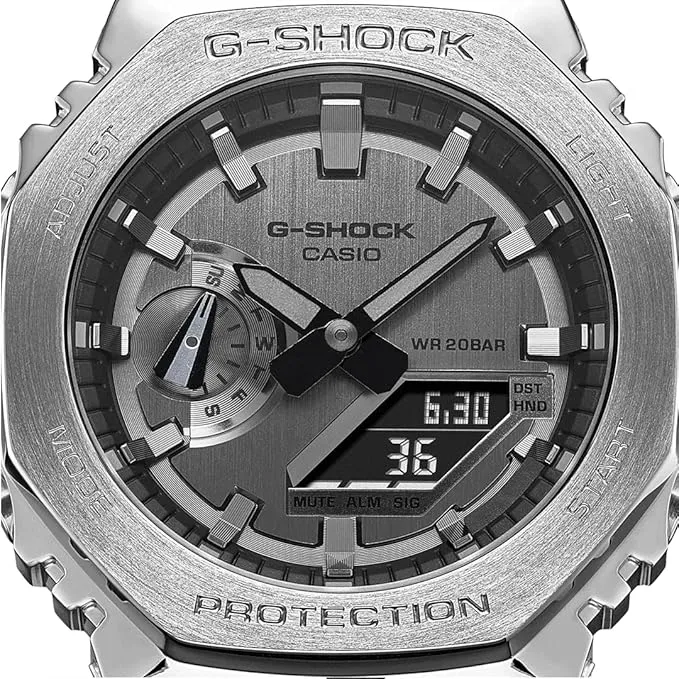 CASIO GM-2100-1AER G-Shock Resin Band 200-meter water resistance