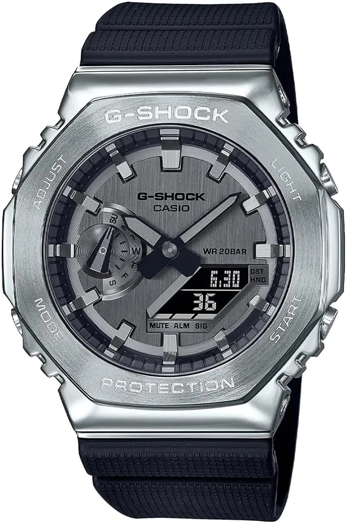 CASIO GM-2100-1AER G-Shock Resin Band 200-meter water resistance