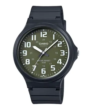 CASIO Mens Analog Casual Quartz Watch #MW-240-3BVDF