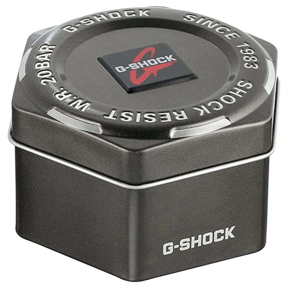 Casio Men's Black Dial Plastic Band G-Shock Multifunction Analog and Digital Quartz Watch - GA-100MB-1ACR