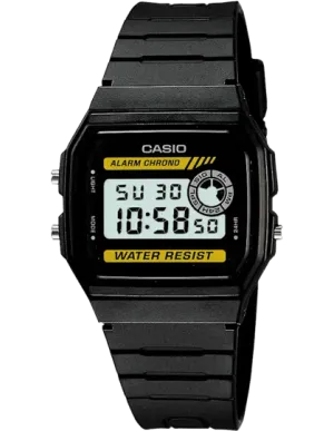 CASIO Men's Digital Multi-Function Black Rubber Watch #F-94WA-9DG