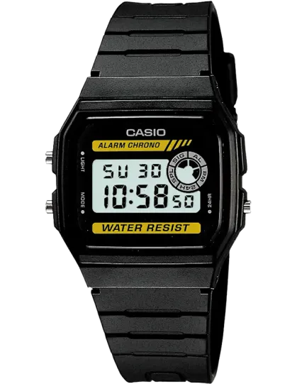 CASIO Men's Digital Multi-Function Black Rubber Watch #F-94WA-9DG