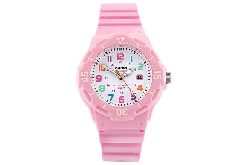 CASIO Pink Resin Watch #LRW-200H-4B2VDF