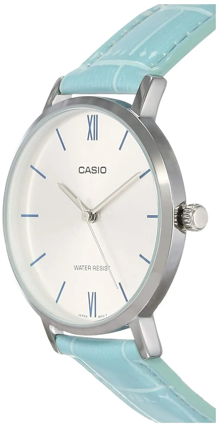 CASIO Standard Blue Watch #LTP-VT01L-7B3UDF