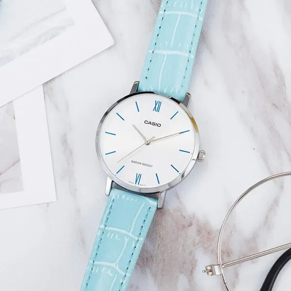 CASIO Standard Blue Watch #LTP-VT01L-7B3UDF