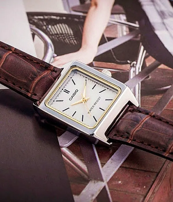 CASIO Standard Brown Watch #LTP-V007L-7E2UDF