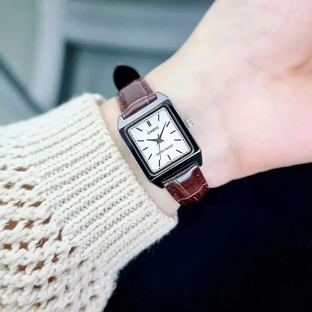 CASIO Standard Brown Watch #LTP-V007L-7E2UDF