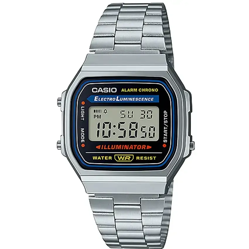 Casio Vintage Series Digital Black Dial Unisex's Watch #A168WA-1WDF