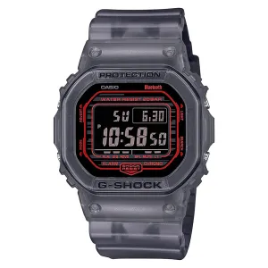 Casio Women's Black Dial Grey Resin Band Digital Quartz Watch - DW-5600G-1CR