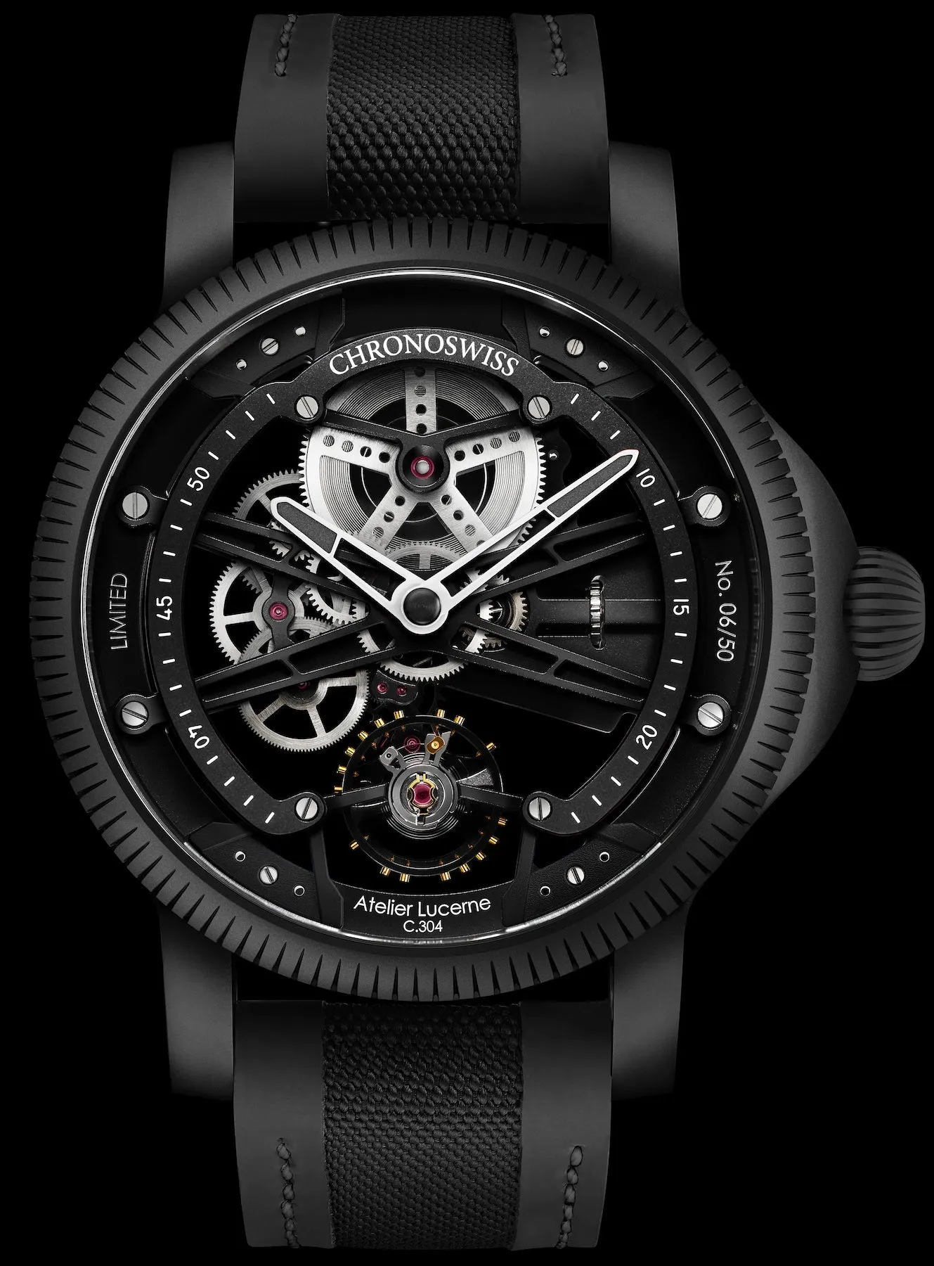 CHRN Watch SkelTec Pitch Black Limited Edition