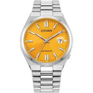 Citizen Automatic Mens Tsuyosa Yellow Dial Watch