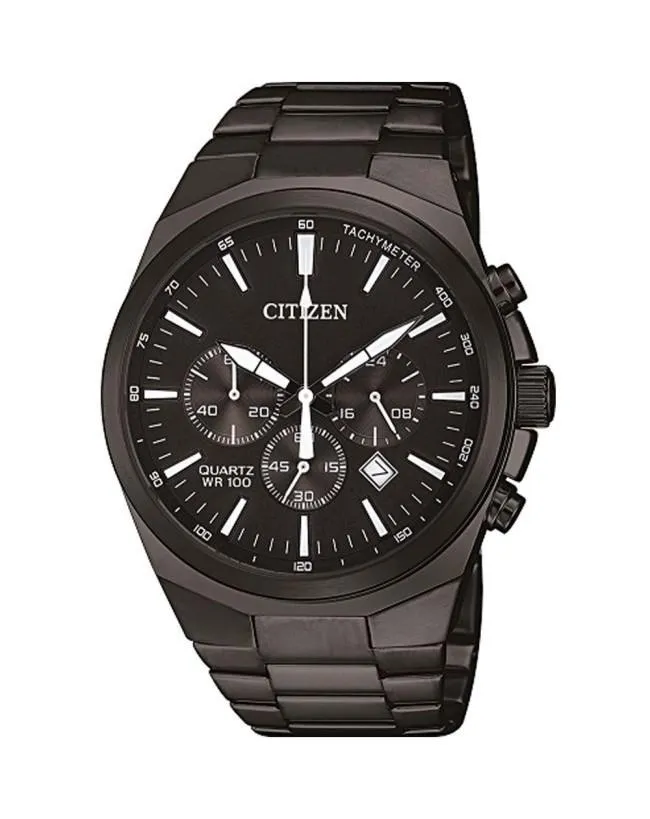 Citizen Chronograph Black on Black Mens Watch AN8175-55E