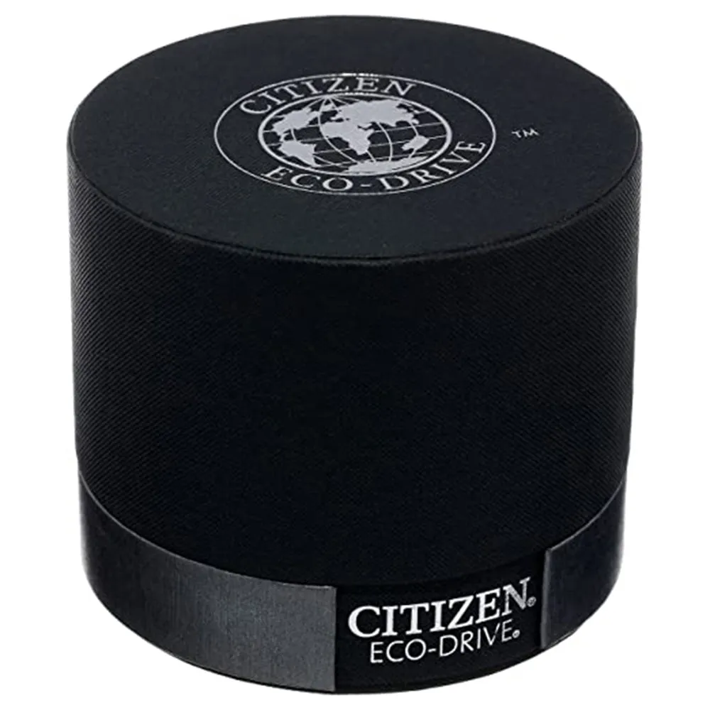 Citizen Mens Eco-Drive Blue Dial Silver Band Stainless Steel Chronograph Watch - BU2010-57L