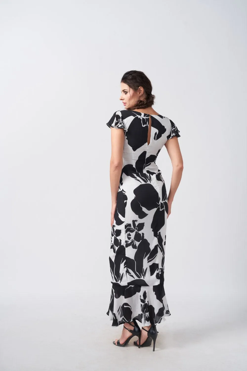 Classic Allure Crepe Dress