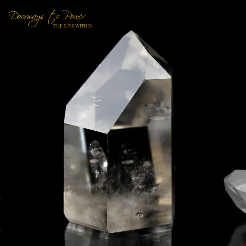 Clear Manifestation Quartz Casa Crystal Point w/ Integration Transmitter