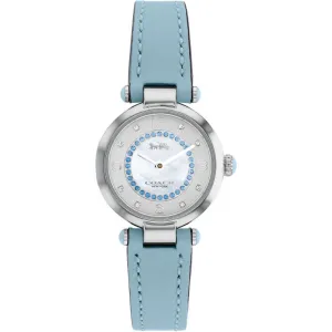 Coach Cary Blue Leather Strap Women's Watch 14503895