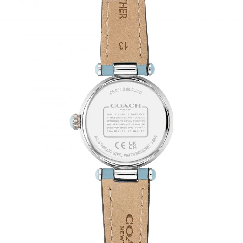 Coach Cary Blue Leather Strap Women's Watch 14503895
