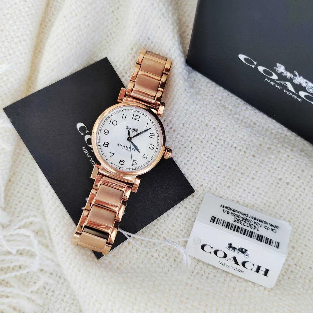 Coach Madison Rose Gold Stainless Steel Women's Watch 14502395