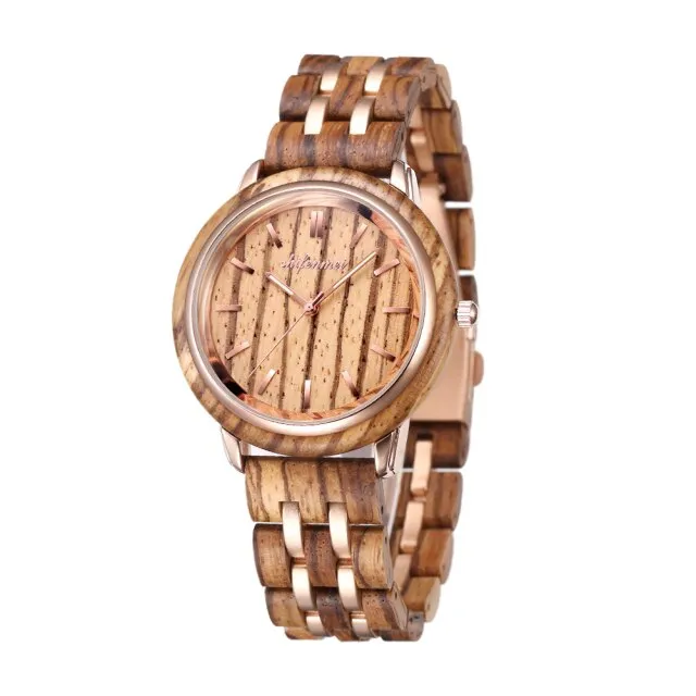 Couple Watches for Lovers Luxury Wood Watch