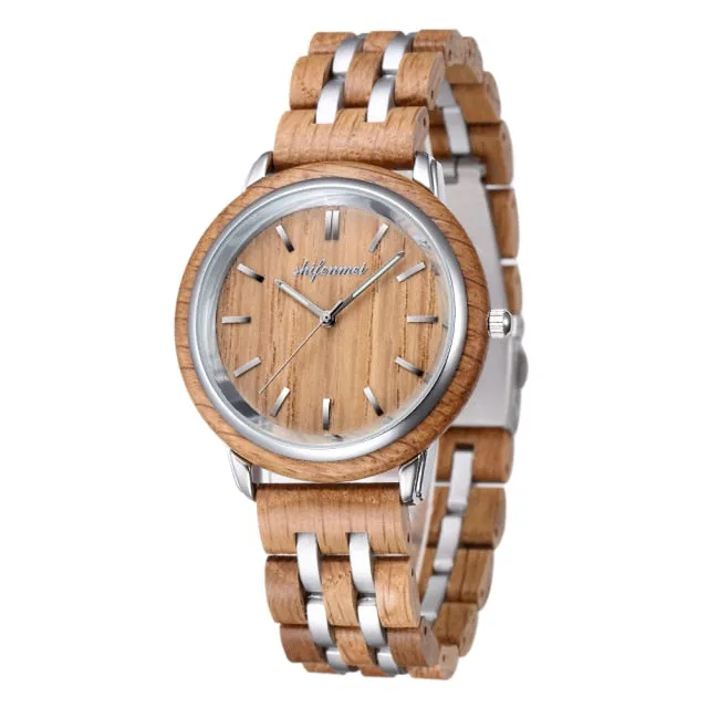 Couple Watches for Lovers Luxury Wood Watch