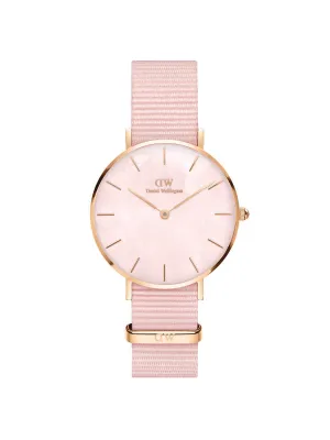 Daniel Wellington Mother of Pearl Pink Dial Women Analogue Watch - DW00100515