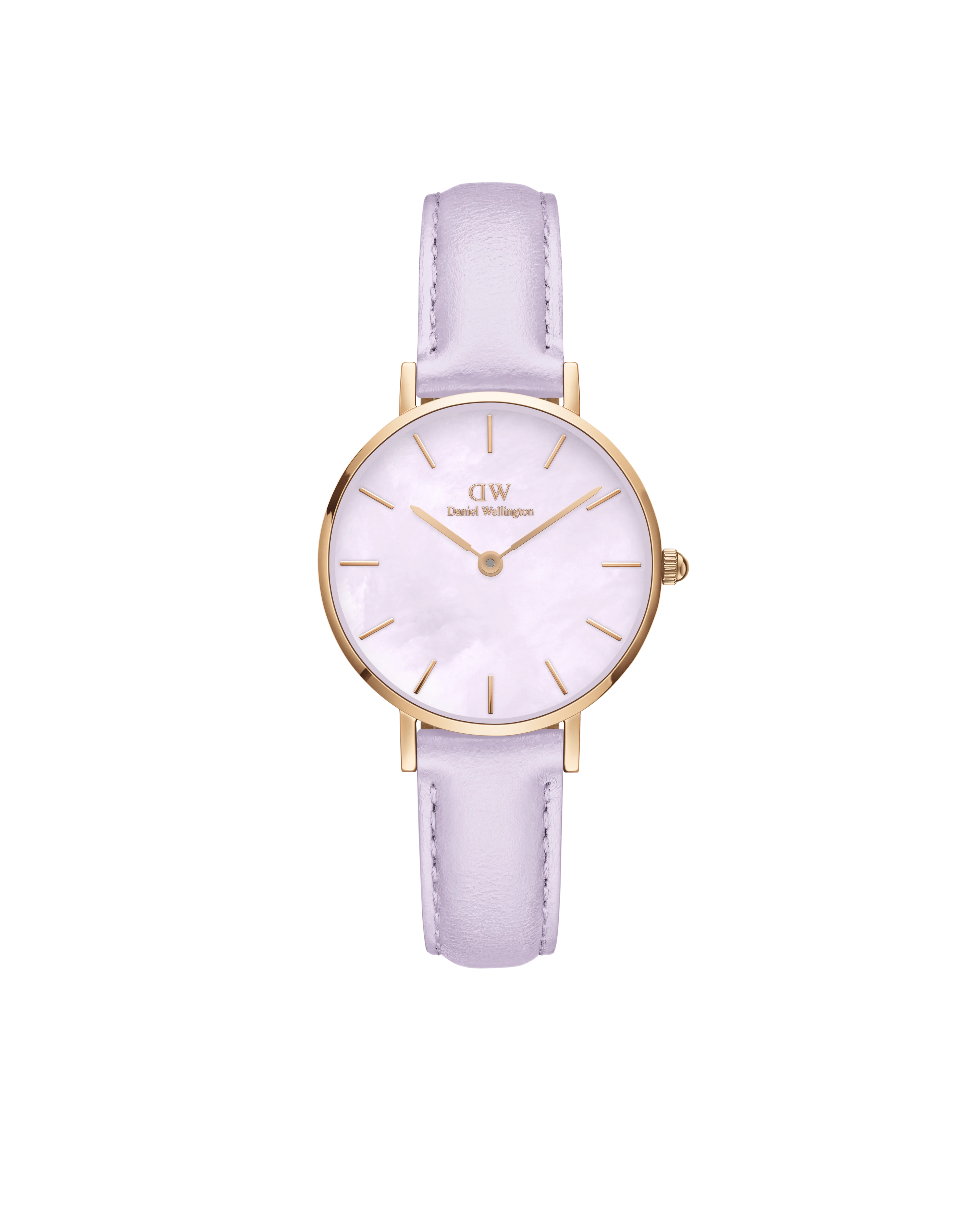 Daniel Wellington Mother of Pearl Purple Dial Women Analogue Watch - DW00100634