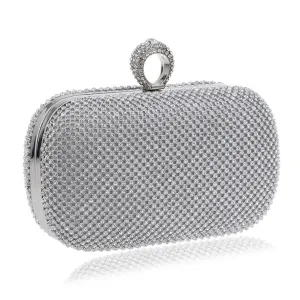 Diamond-Studded Evening Bag