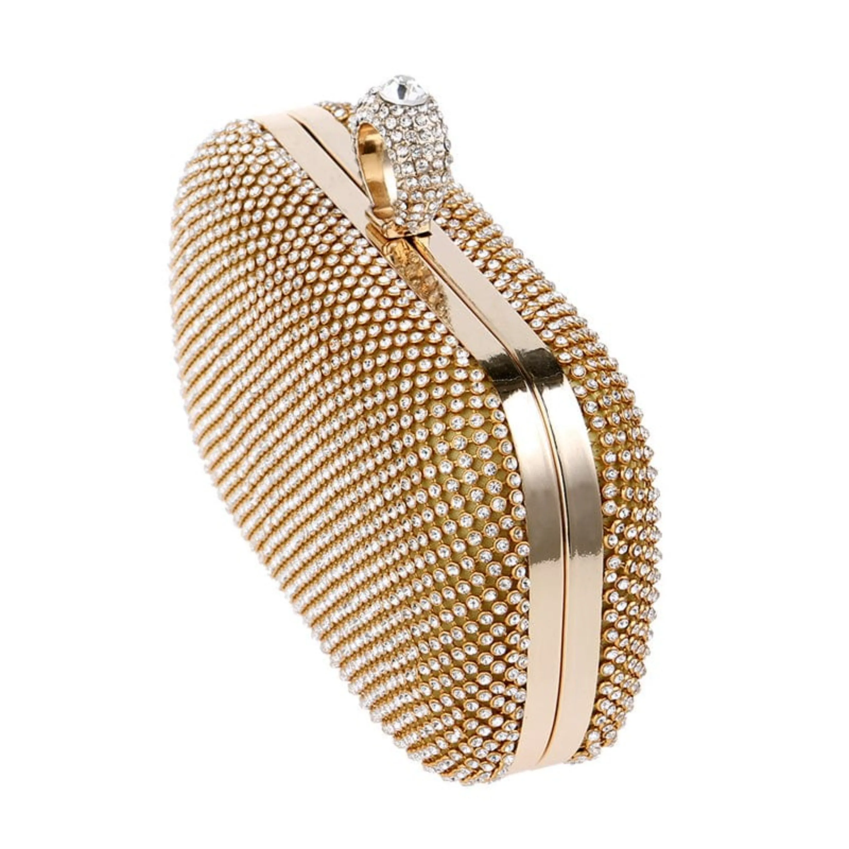 Diamond-Studded Evening Bag