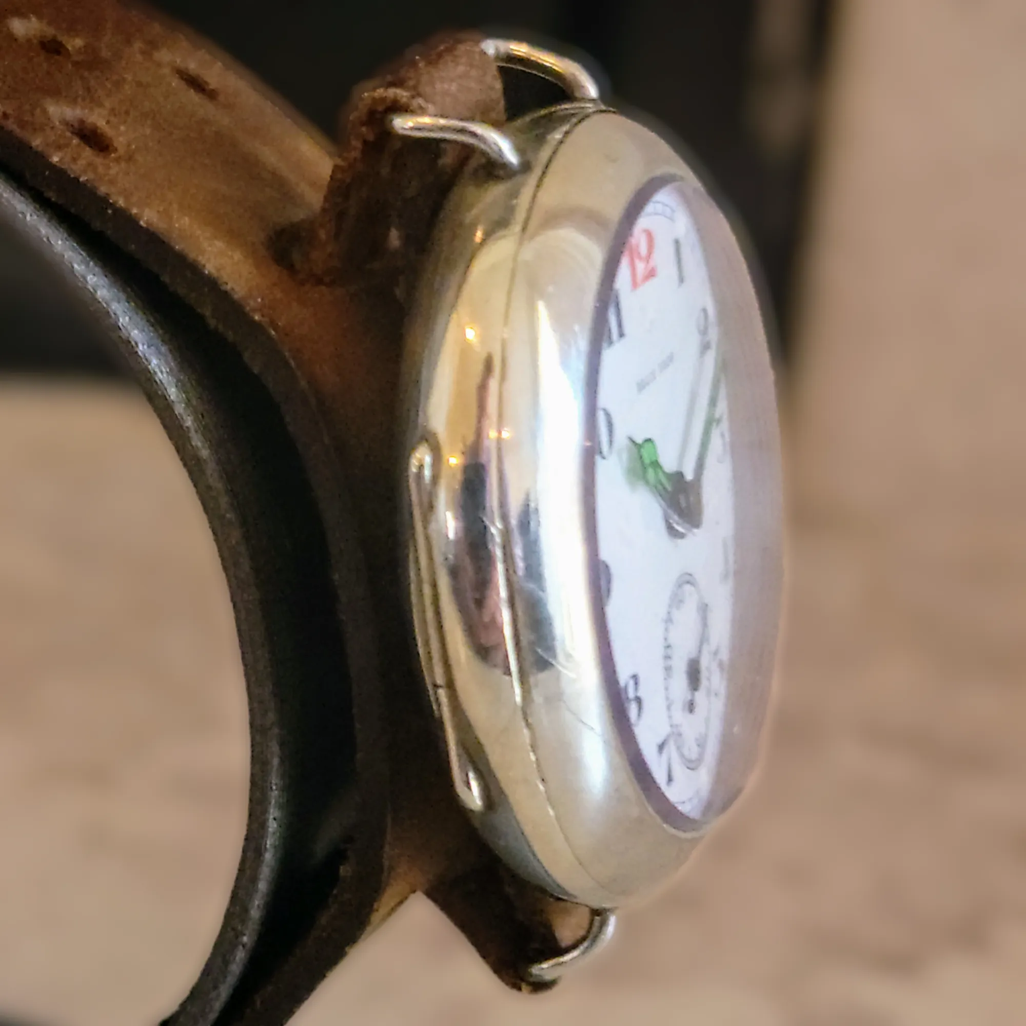 ELLIS BROS Trench Watch By Civic Watch Co. Swiss Made 1910's