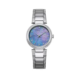 EM0840-59N - Ladies Steel Eco-Drive Dress Watch