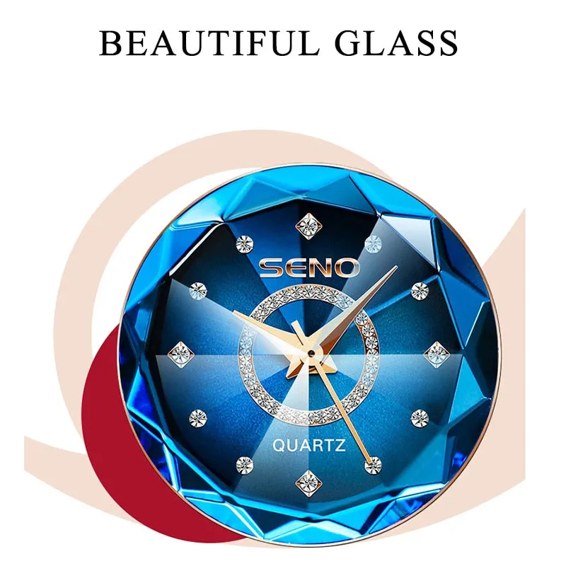 Fashion Diamond Watches For Women Ladies Luxury Brand Quartz