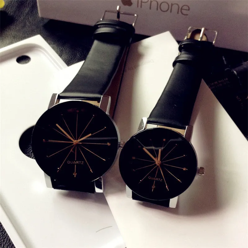 Fashion luxury Couple Quartz Watch Dial Hour Digital Women Watches
