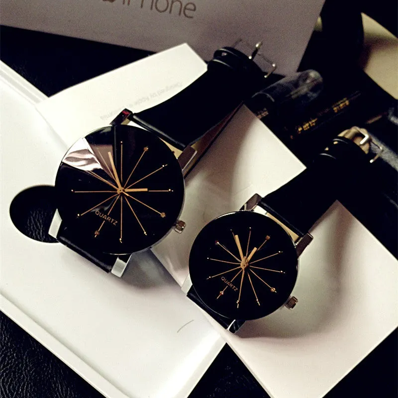 Fashion luxury Couple Quartz Watch Dial Hour Digital Women Watches
