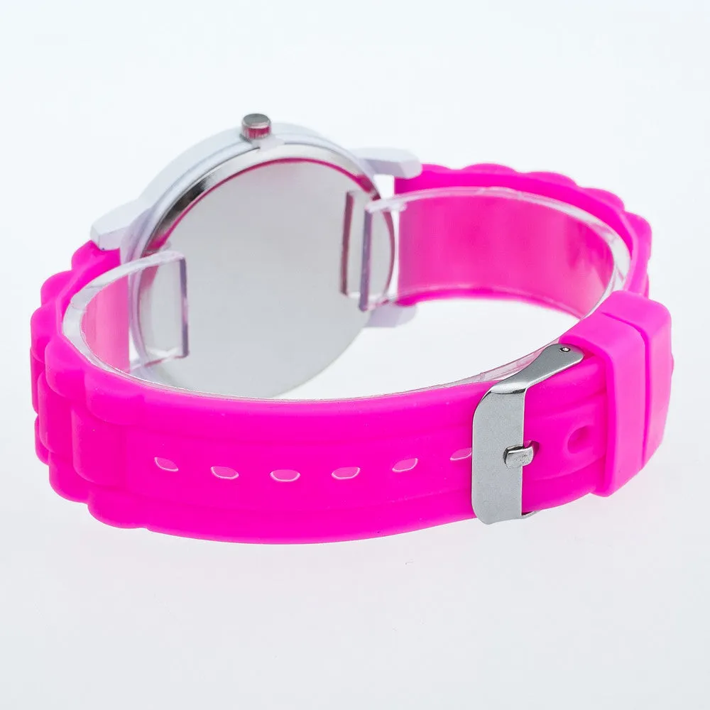 Fashion Watch Silicone Strap Wrist Watch