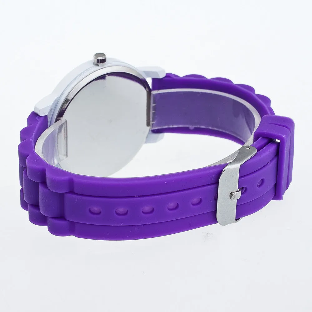 Fashion Watch Silicone Strap Wrist Watch