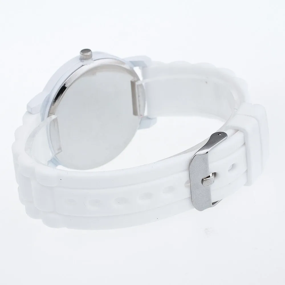 Fashion Watch Silicone Strap Wrist Watch