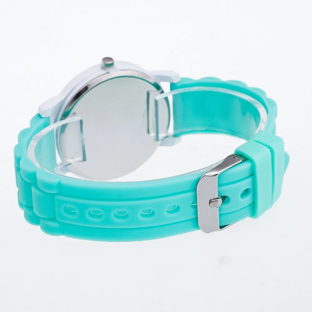 Fashion Watch Silicone Strap Wrist Watch