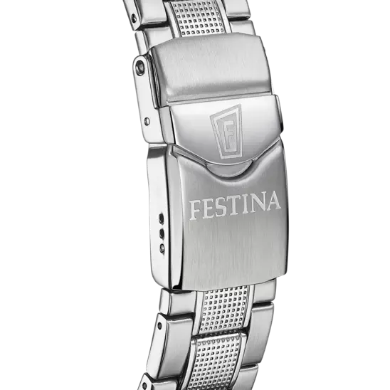 Festina Men's Sophisticated Stainless Steel Watch F20669/4 - BlueThe Originals Series