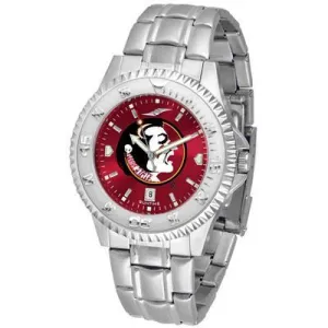 Florida State Seminoles Competitor AnoChrome - Steel Band Watch
