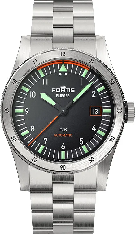 FOR Watch Flieger F-39 AutoMTic On Block Bracelet