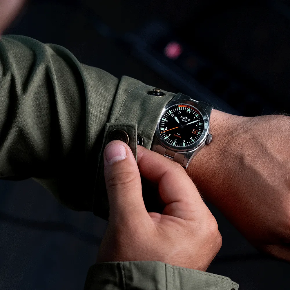 FOR Watch Flieger F-39 AutoMTic On Block Bracelet