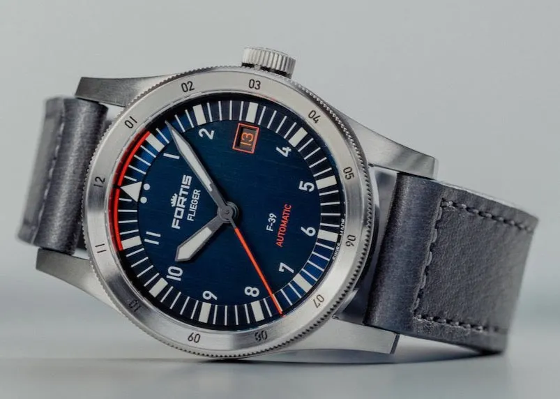 Fortis Watch Flieger F39 Midnight Blue
