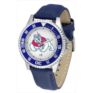 Fresno State Bulldogs Competitor - Poly/Leather Band Watch