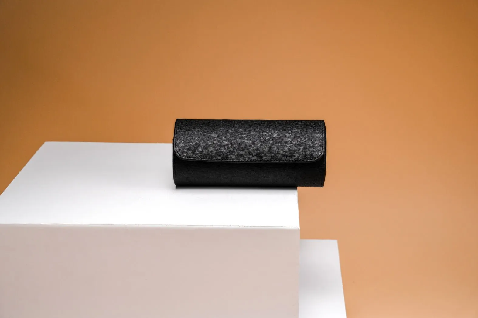 Galata - Saffiano Black Watch Roll