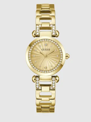 Gold Ginger Crystal Watch